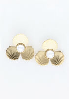 Goldfarbig NOTRE-V Ohrringe EARRING BLOOM - medium