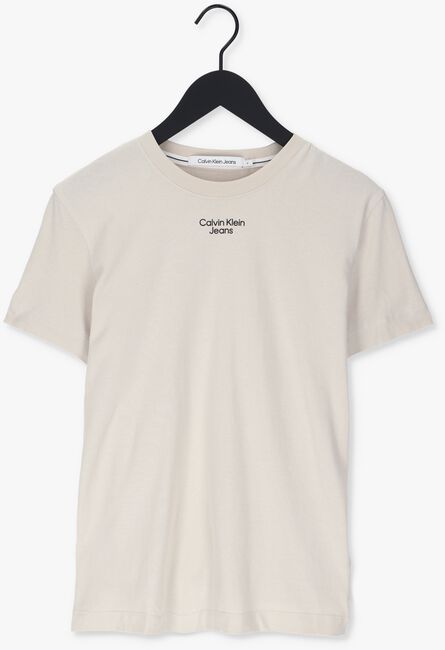 Nicht-gerade weiss CALVIN KLEIN T-shirt STACKED LOGO TEE - large
