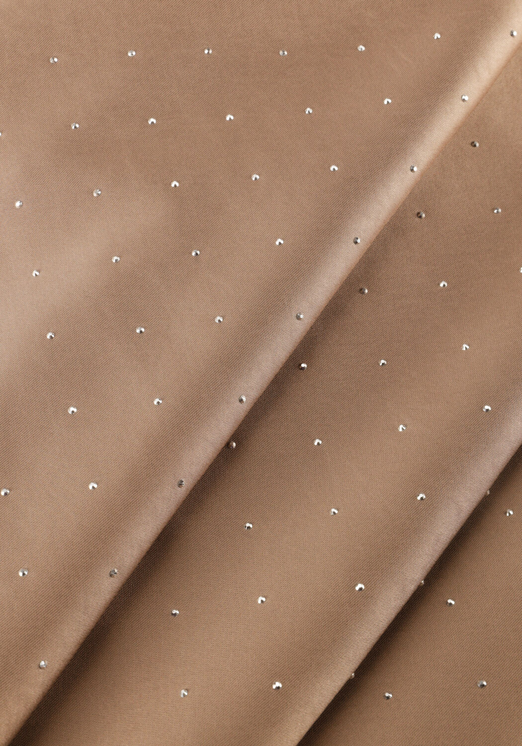 Beige NEO NOIR Maxirock VISO HEAVY SATEEN BEDAZ SKIRT - large