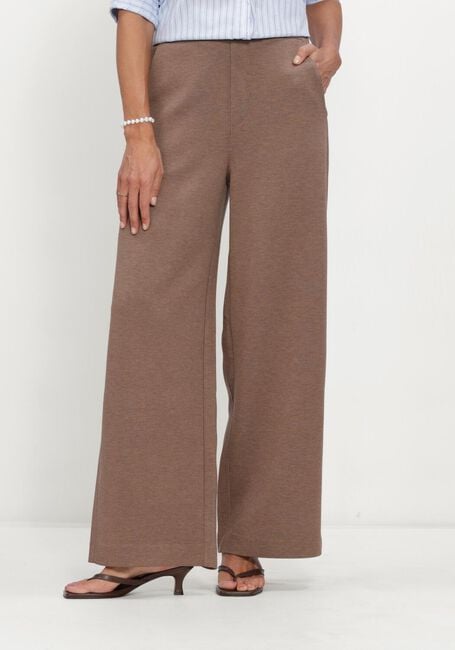 Braune INWEAR Weite Hose GINCETTEIW MELANGE PANTS - large