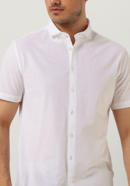 Wei&szlig;e PUREWHITE Casual-Oberhemd MELANGE SS BASIC SHIRT - large