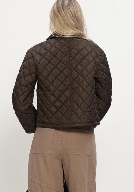 Braune NEO NOIR Wattierte Jack KANYA QUILT JACKE - large