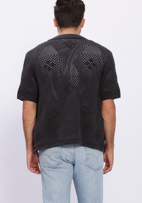 Schwarze LEVI'S Casual-Oberhemd SWEATER CAMP SHIRT - large