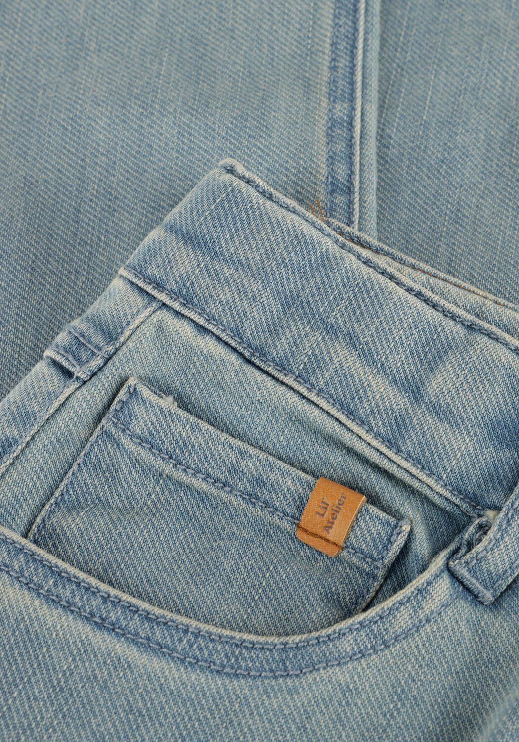 Blaue LIL' ATELIER Straight leg jeans NMMRYAN SLIM OKAJA JEANS 4360-LS O LIL - large