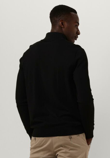 Schwarze SELECTED HOMME Pullover SLHBERG HALF ZIP CARDIGAN NOOS - large
