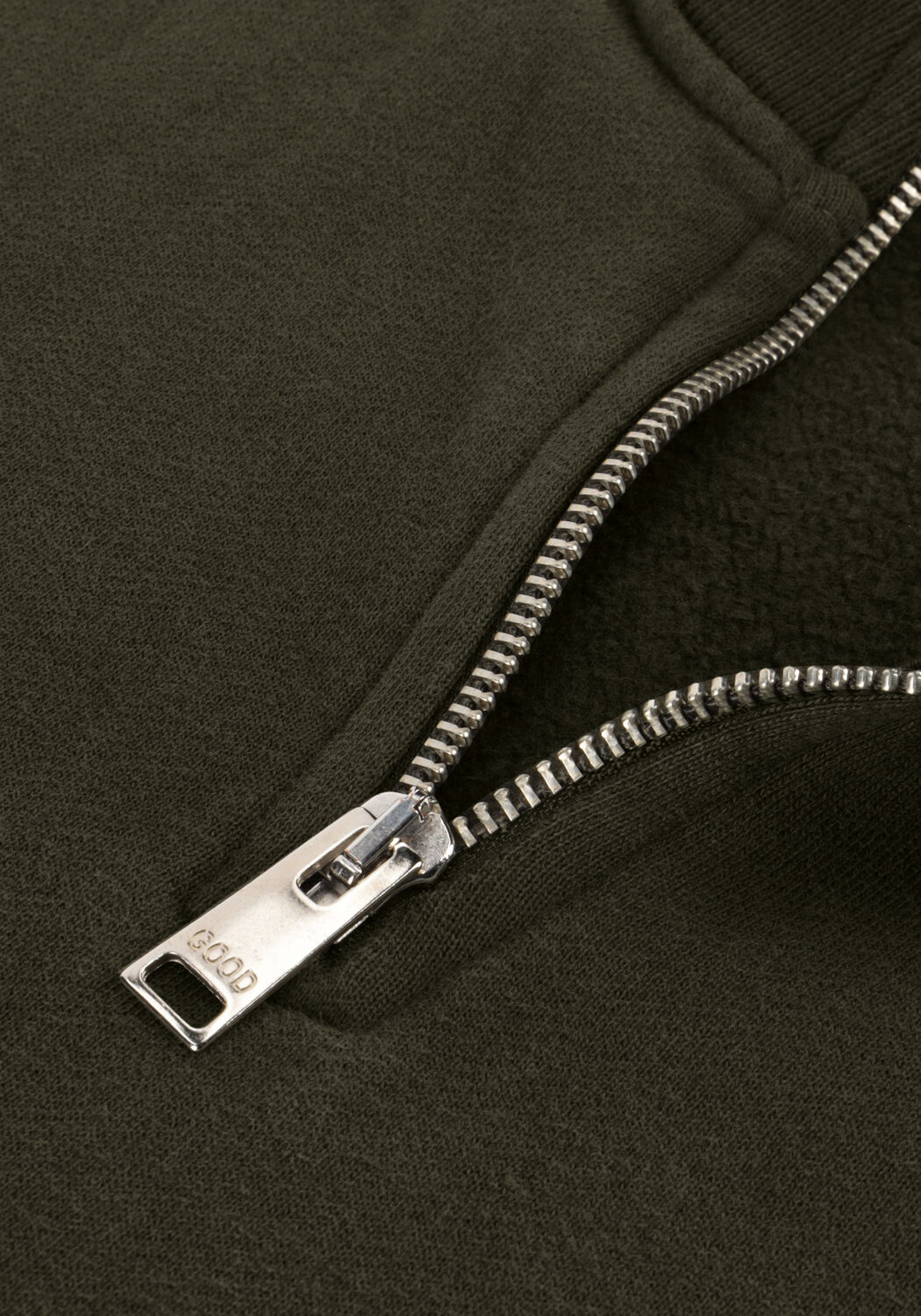 Dunkelgr&uuml;n THE GOODPEOPLE Sweatshirt LUCCA - large