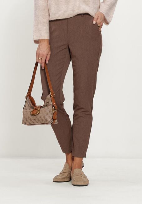Braune OBJECT Hose OBJLISA SLIM PANT NOOS - large