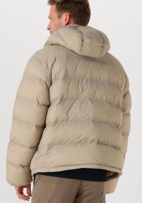 Beige CALVIN KLEIN Wattierte Jack LS NYLON MONGRAM PUFFER JKT - large