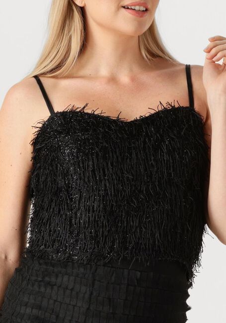 Schwarze CO'COUTURE Top GONZOCC V-TOP - large