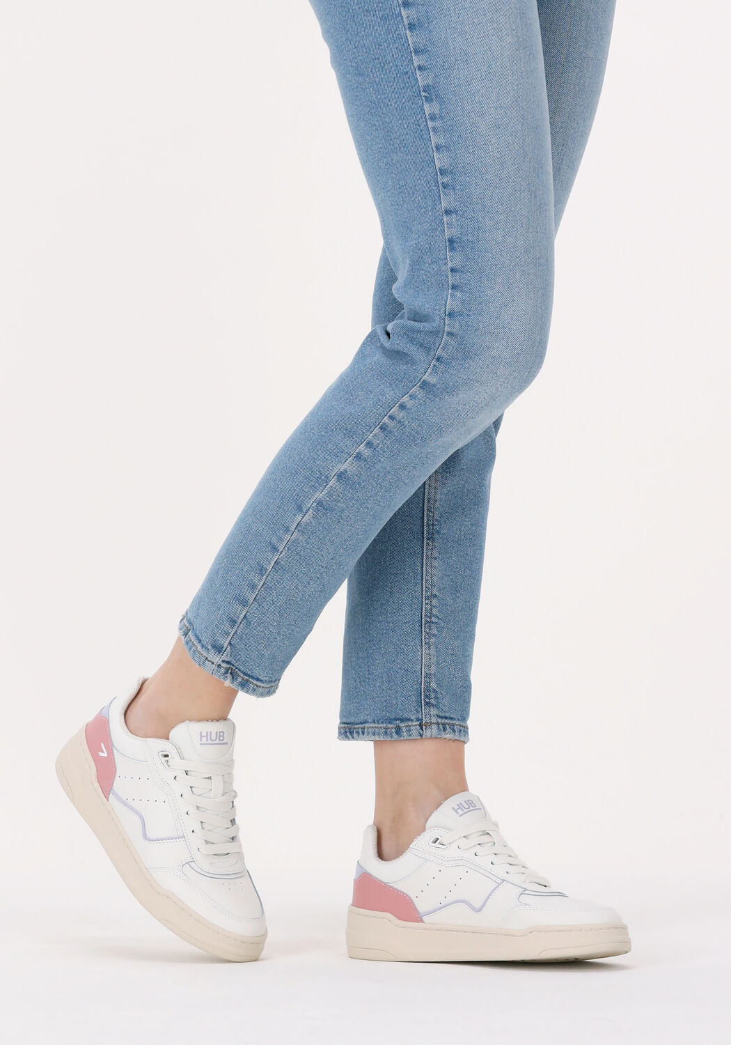 Wei&szlig;e HUB Sneaker Low MATCH - large