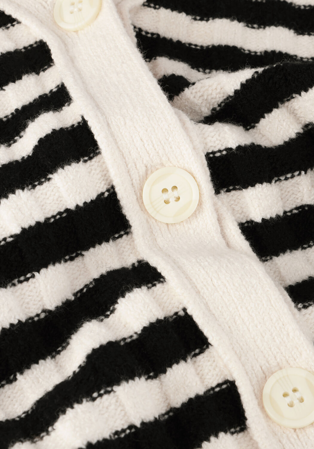 Schwarze MSCH COPENHAGEN Strickjacke MSCHKITNA CARDIGAN STP - large