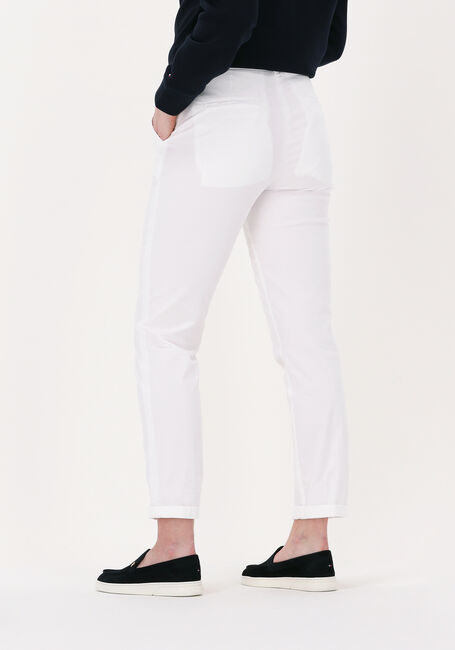 Weiße TOMMY HILFIGER Chino HAILEY SLIM CO TENCIL CHINO PANT - large