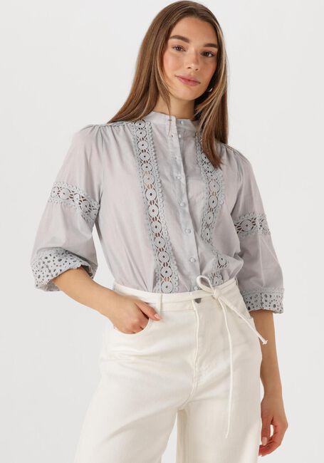 Graue LOLLYS LAUNDRY Blusen JUNELL SHIRT LS - large