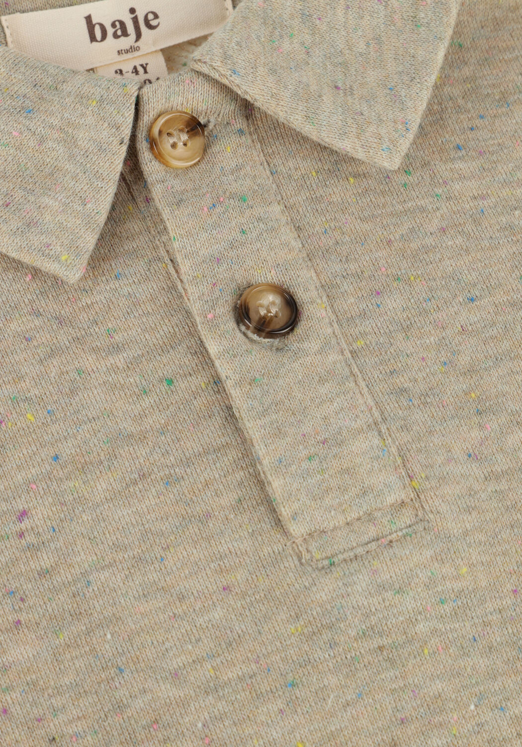 Beige BAJE STUDIO Polo-Shirt DENEZY - large