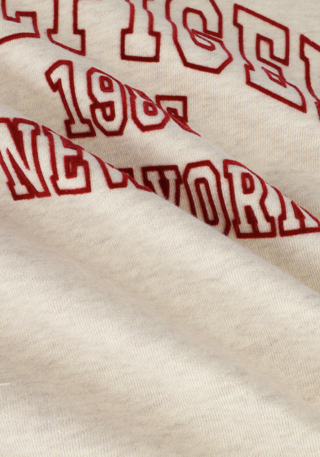 Beige TOMMY HILFIGER Pullover RLX VARSITY OPEN-NK SWEATSHIRT - large