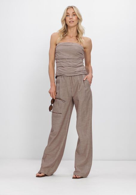 Sand CO'COUTURE Weite Hose JIHOCC STRIPE LL PANT - large