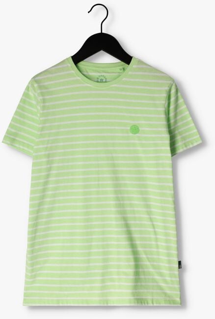 Grüne KRONSTADT T-shirt TIMMI KIDS ORGANIC/RECYCLED STRIPED T-SHIRT - large
