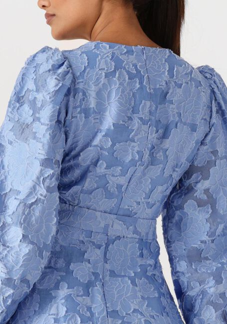 Hellblau SELECTED FEMME Minikleid SLFCALLI-SADIE LS SHORT V-NECK DRESS FF - large