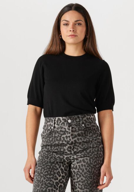 Schwarze Y.A.S. Pullover YASLENA SS KNIT PULLOVER S. NOOS - large