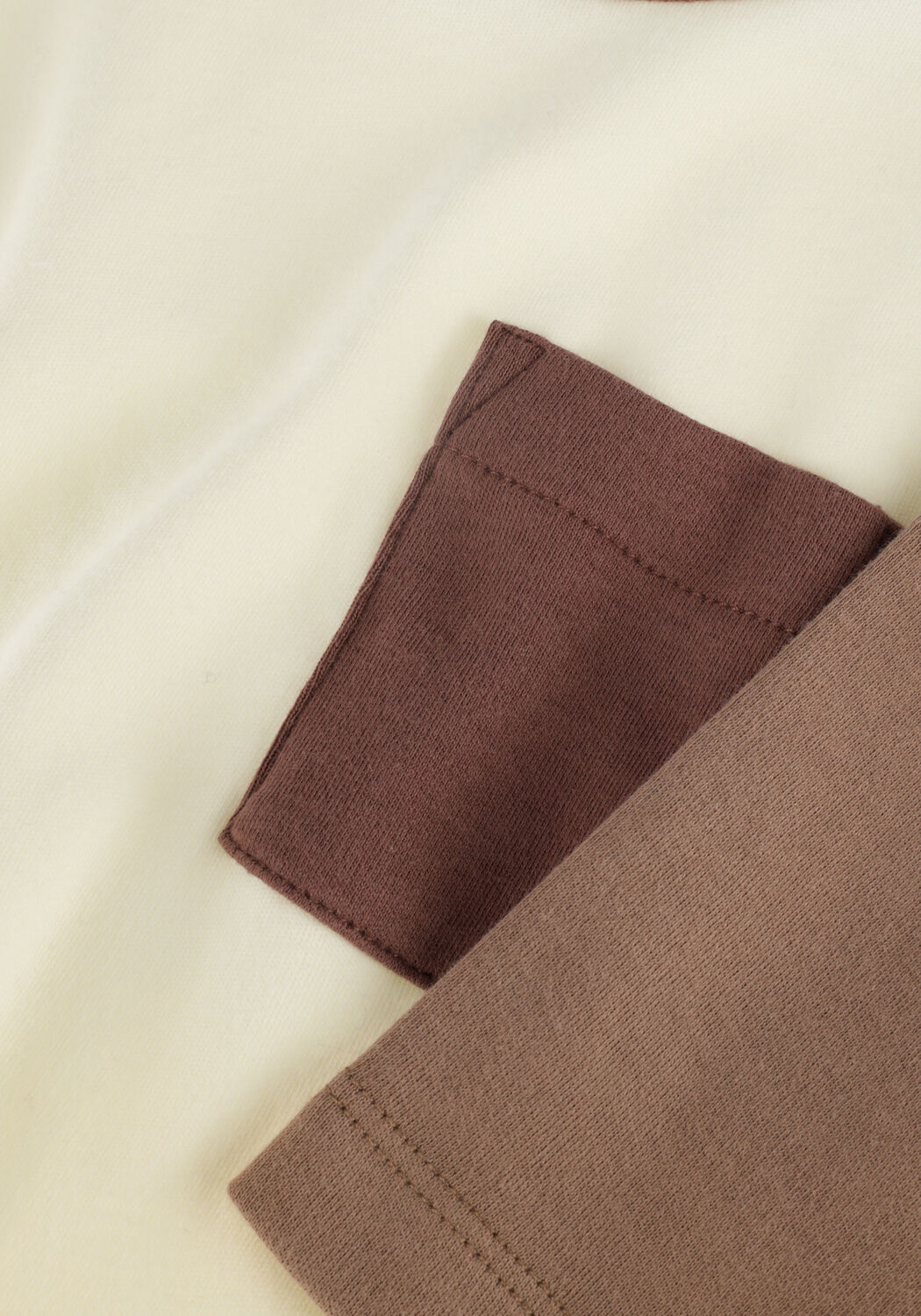 Wei&szlig;e QUINCY MAE Langarmshirts LONG SLEEVE POCKET TEE - large