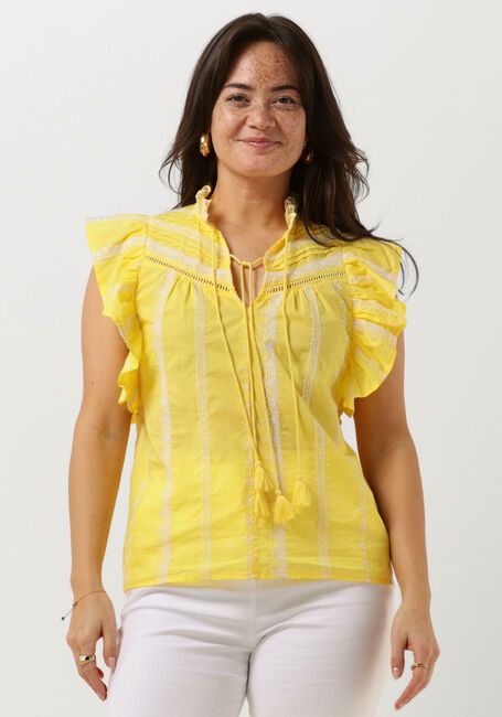 Gelbe SUNCOO Bluse LOUKI - large