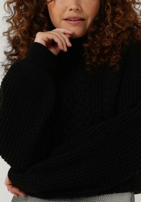 Schwarze SELECTED FEMME Rollkragenpullover BIRTHA KNIT LS ROLLNECK - large