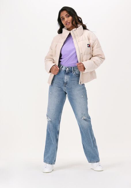 Beige TOMMY JEANS Wattierte Jack TJW CORD PUFFA JACKET - large