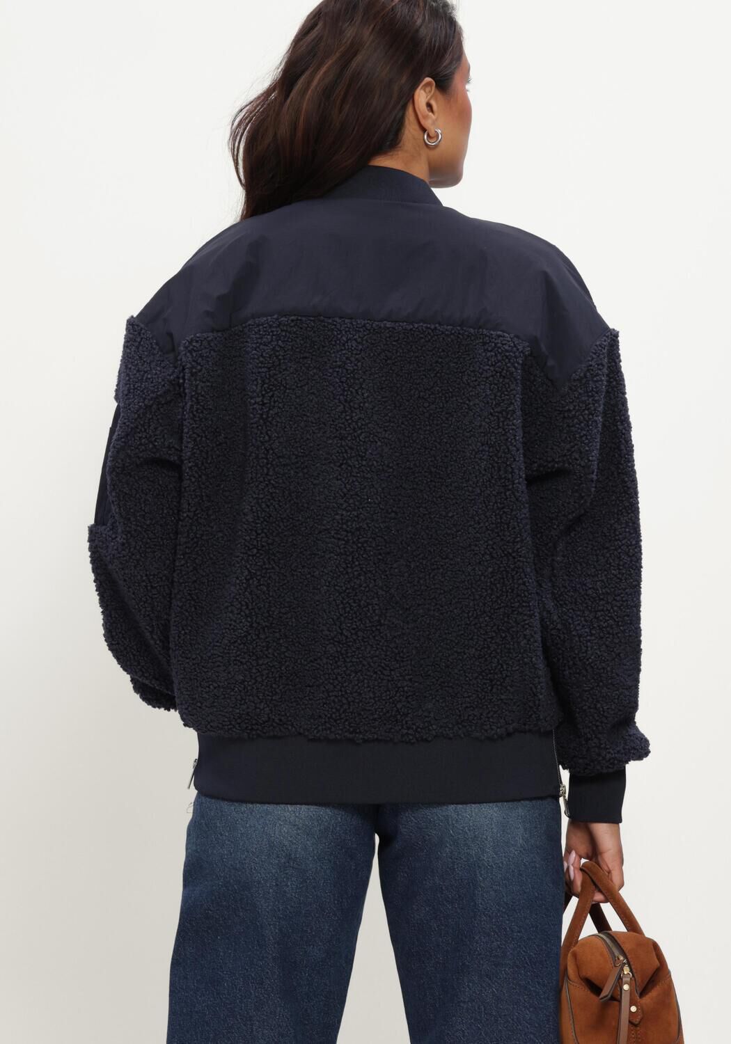 Dunkelblau MOS MOSH Jack MMEMELINE TEDDY JACKET - large