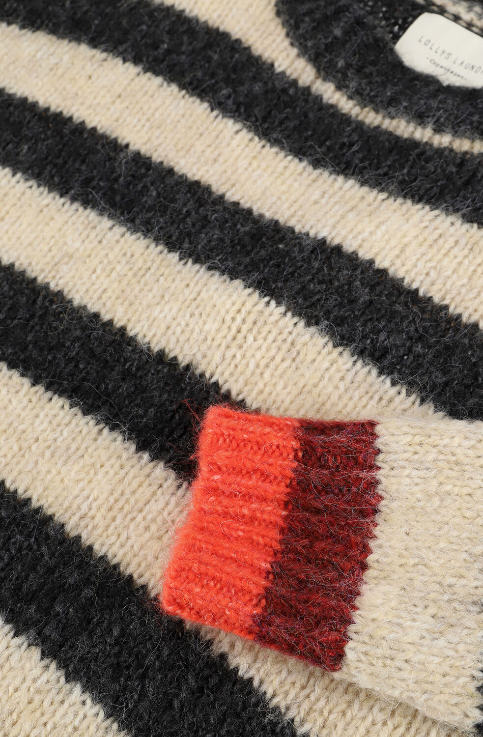 Graue LOLLYS LAUNDRY Pullover TERRY JUMPER - large