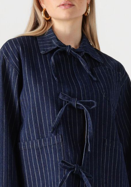Dunkelblau NEO NOIR Blusen STARLIE STRIPE SHIRT - large