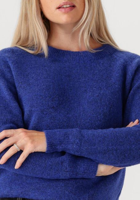 Blaue SELECTED FEMME Pullover SLFLULU LS KNIT O-NECK - large