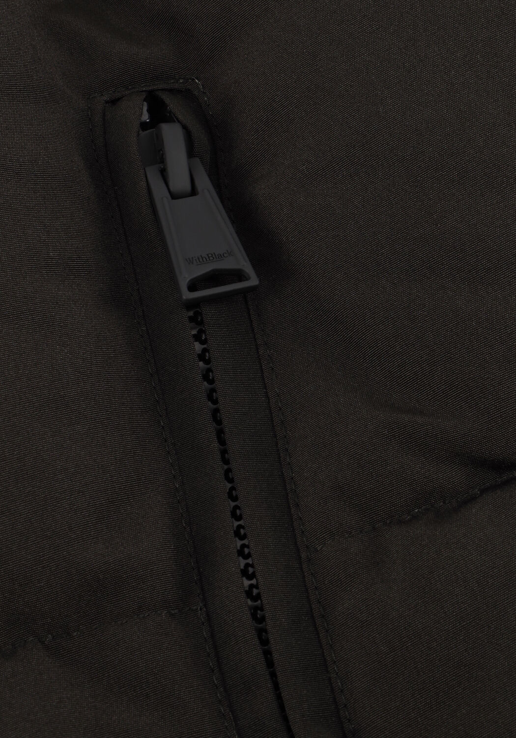 Schwarze WITHBLACK Wattierte Jack WBLGLORIAN PUFFER JACKET - large