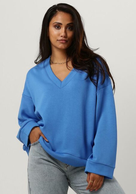 Hellblau MSCH COPENHAGEN Pullover MSCHPETUA IMA Q V SWEATSHIRT - large