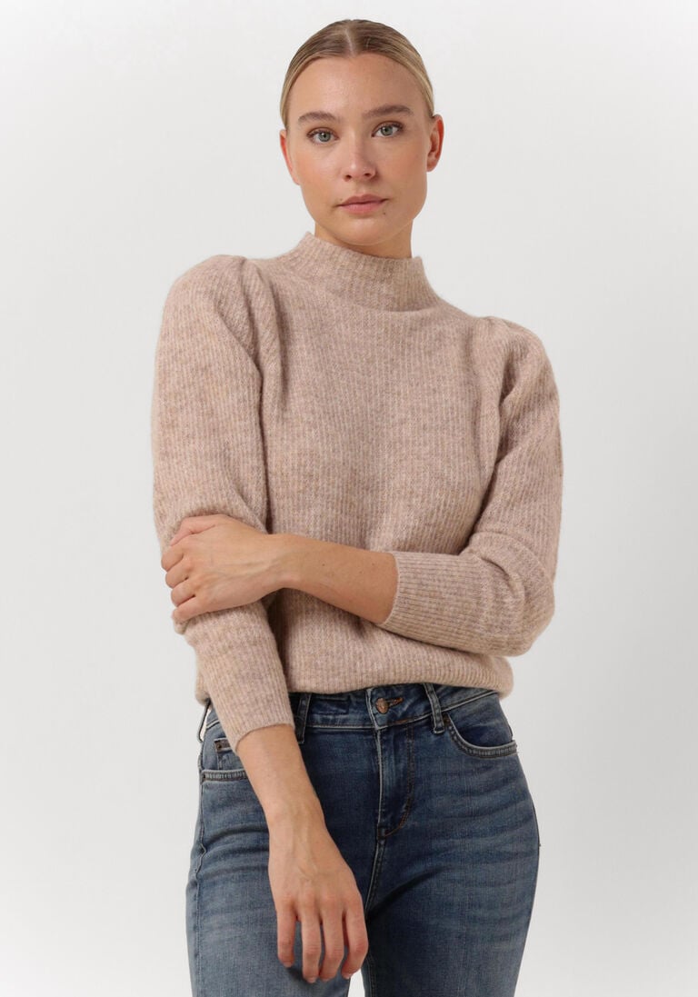 beige neo noir pullover marlia knit blouse