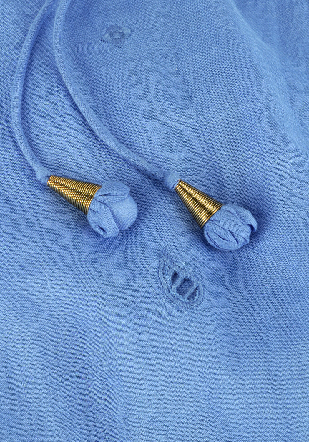 Blaue SCARLETT POPPIES Midikleid LIWA LONG DRESS - large