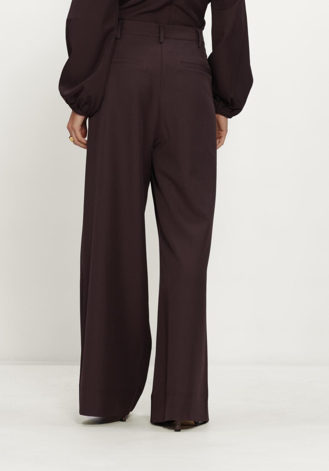 Beige CO'COUTURE Hose LUNACC PLEAT PANT - large