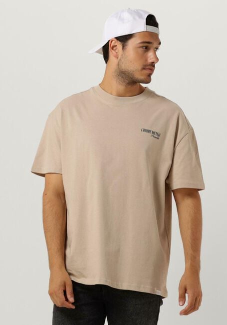 Sand PUREWHITE T-shirt T-SHIRT WITH CHEST PRINT AND BACK ARTWORK - large