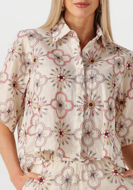 Beige EST'SEVEN Blusen ALIJAH BLOUSE BATIK - large