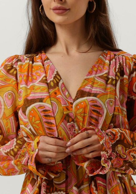 Orangene DEVOTION Maxikleid MARTSELO - large
