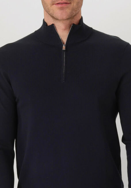 Dunkelblau PROFUOMO Pullover HALF ZIP LUXURY BASIC - large