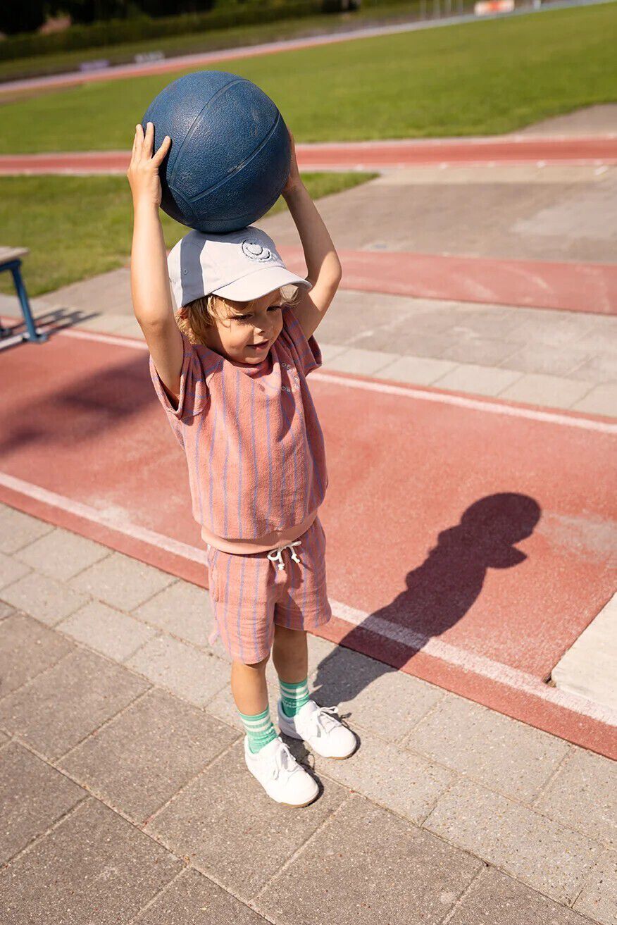 Mehrfarbige/Bunte Sproet & Sprout Kurze Hose TERRY SHORTS STRIPES - large