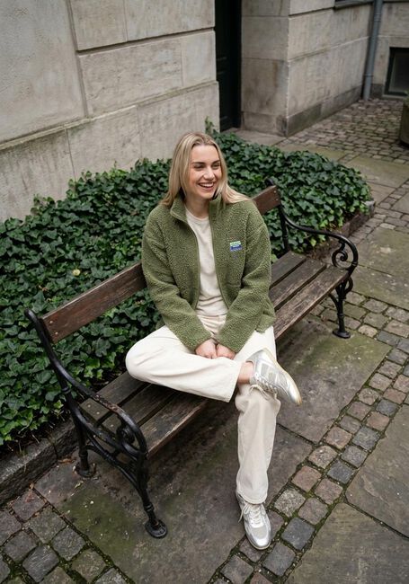 Olive AMERICAN VINTAGE Strickjacke HOKTOWN - large