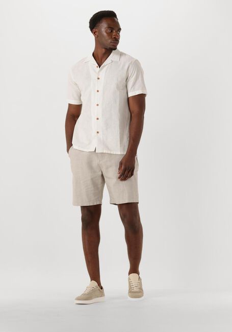 Weiße ANERKJENDT Hemden AKLEO SSS COT/LINEN SHIRT - large