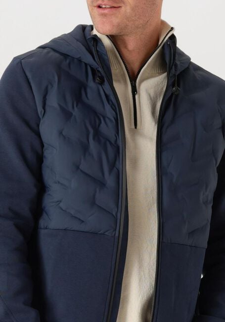 Blaue CAST IRON Jack ZIP JACKET INTERLOCK NYLON - large