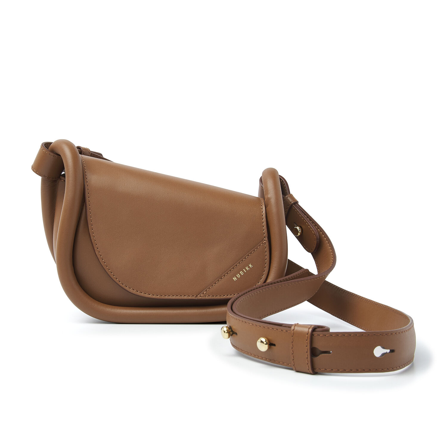 Braune NUBIKK Handtasche BOBBY BAG II - medium