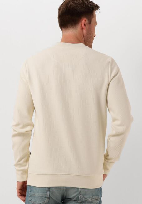 Beige PME LEGEND Pullover CREWNECK WAFFLE JERSEY - large