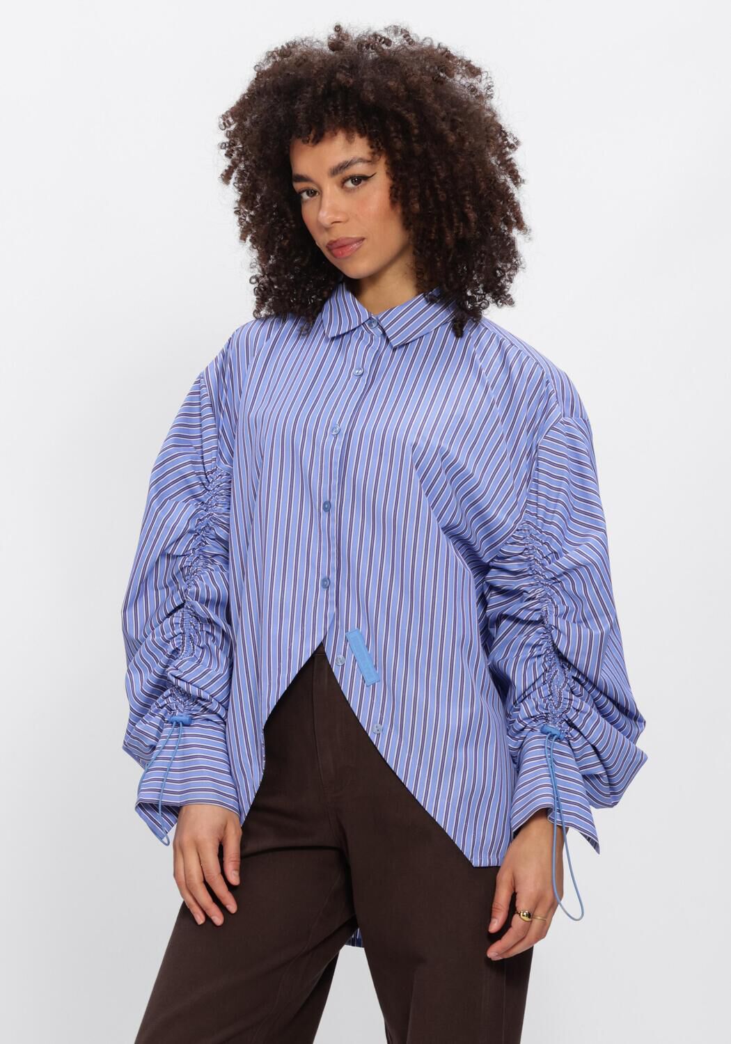 Blaue HARPER & YVE Blusen TED-LS - large