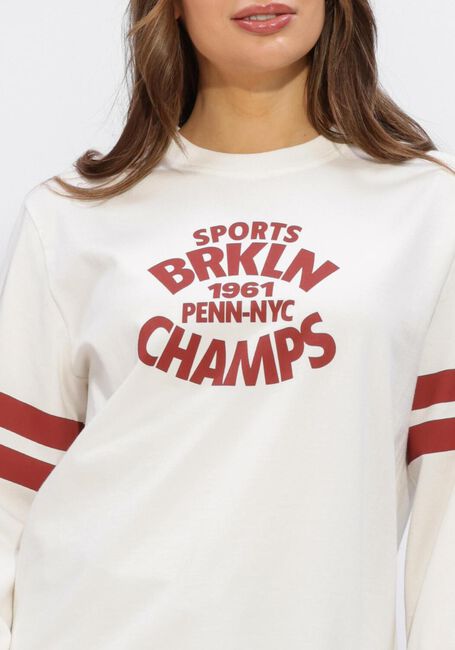 Beige PENN & INK Sweatshirt LONGSLEEVE PRINT - large