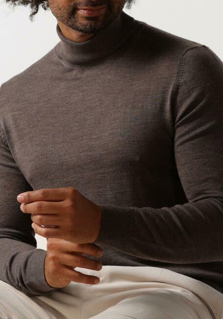 Taupe PROFUOMO Rollkragenpullover PULLOVER ROLL NECK - large