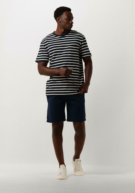 Blaue ANERKJENDT T-shirt AKKIKKI S/S STRIPE TEE - GOTS - large